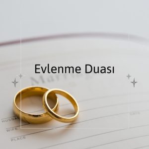 Evlenme Duası